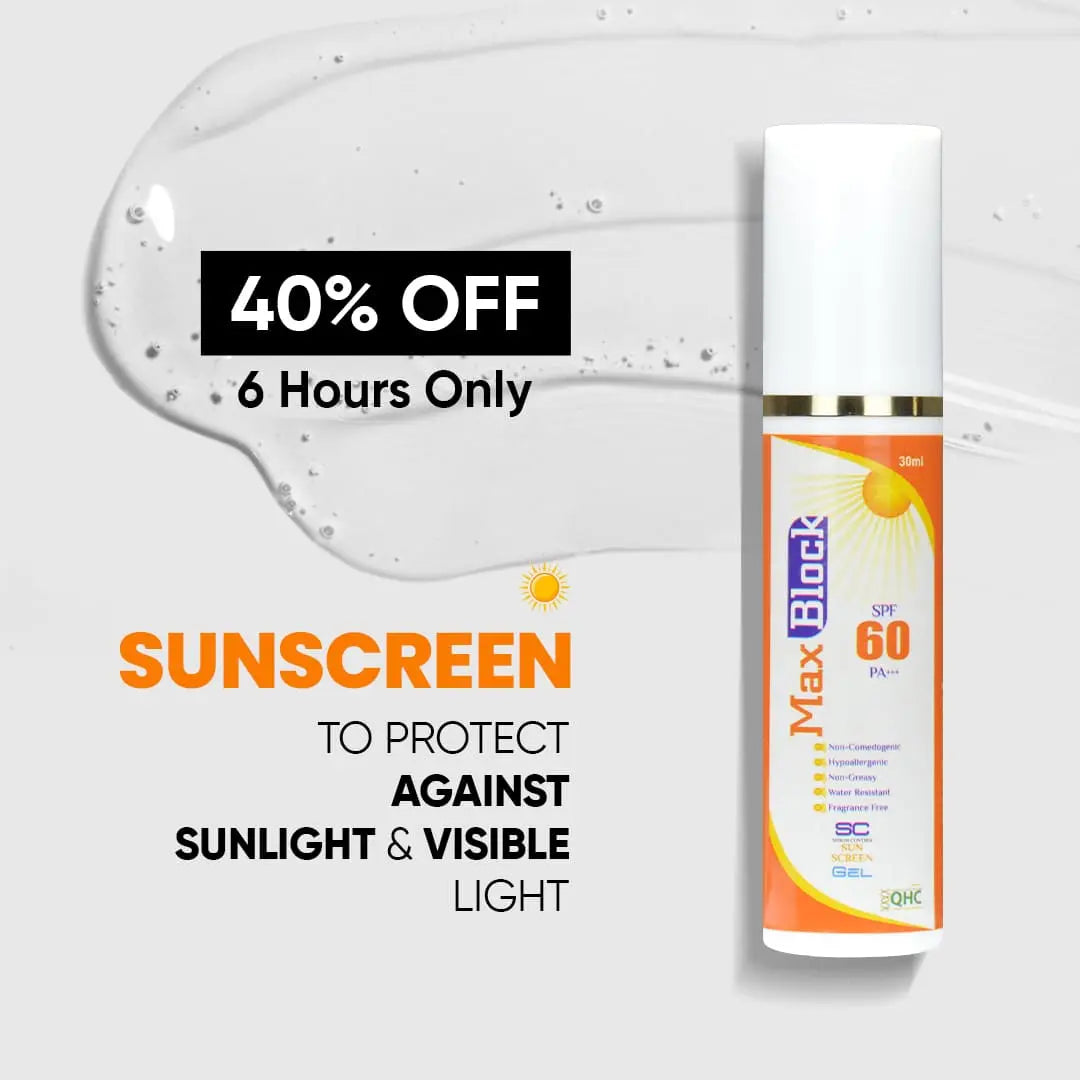 Max Block SPF 60 Sunscreen Gel