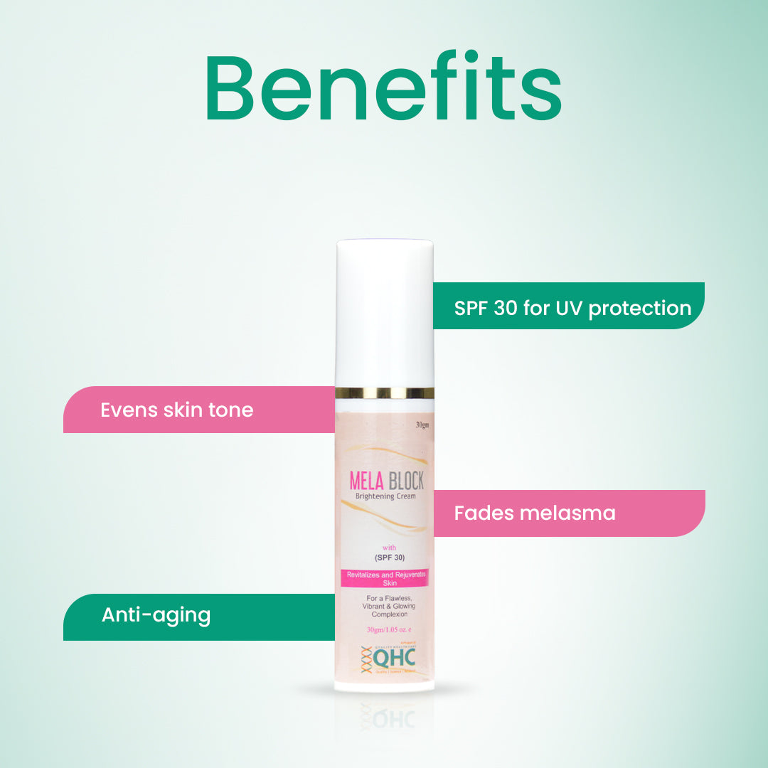 Mela Block SPF 30 Brightening Cream