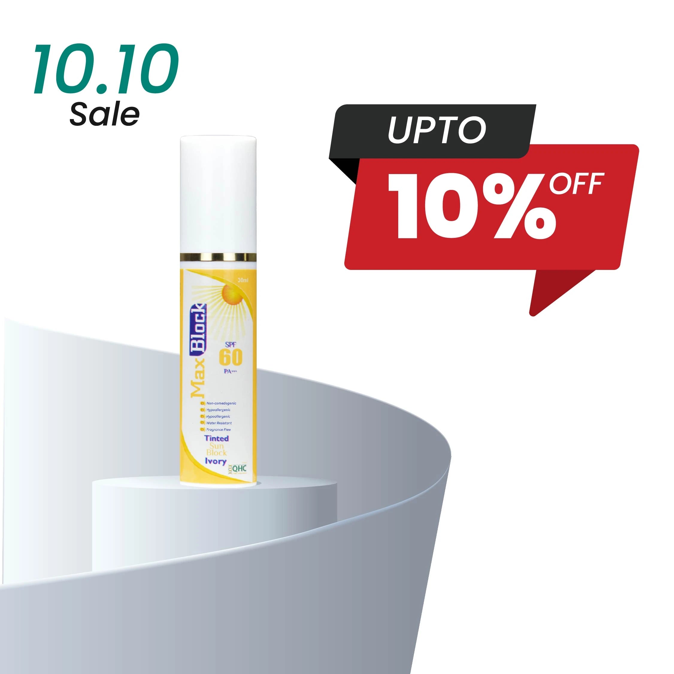 Max Block SPF 60 Tinted Ivory Sunblock