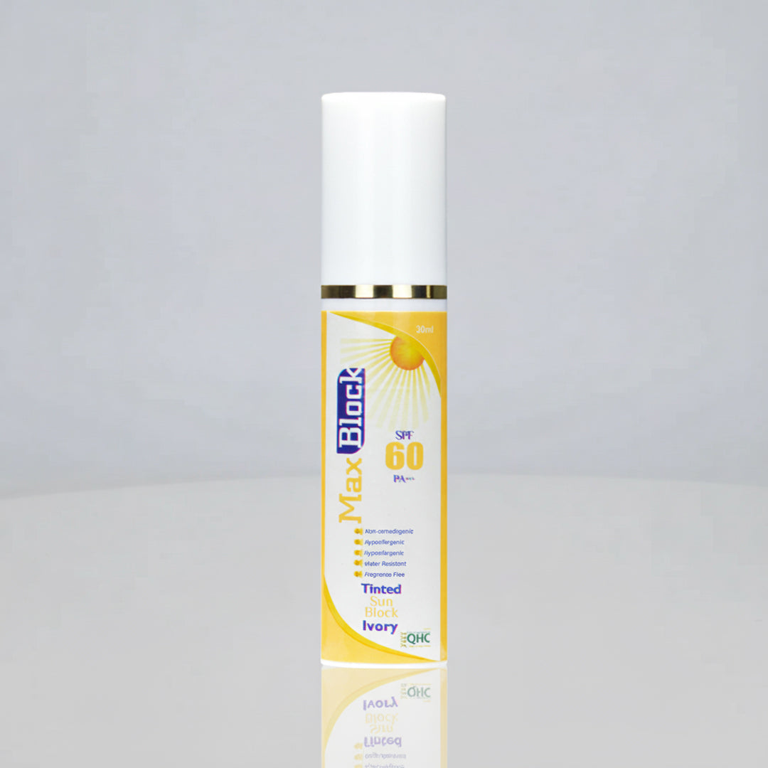 Max Block SPF 60 Tinted Ivory Sunblock